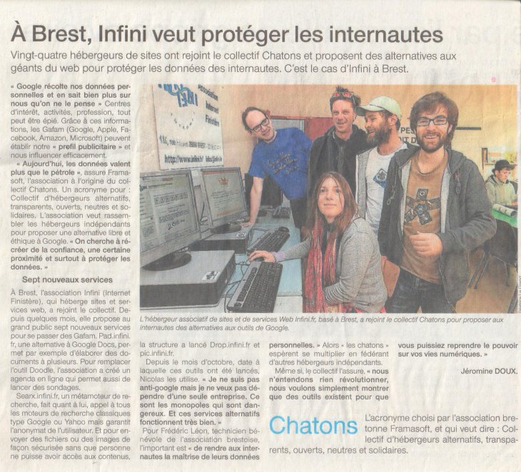 À Brest, Infini veut protéger les internautes